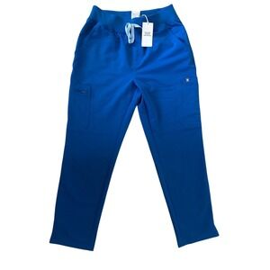 FIGS Yola High Waisted Skinny Scrub Pants Royal Blue MP NWT 1000209 Womens Med